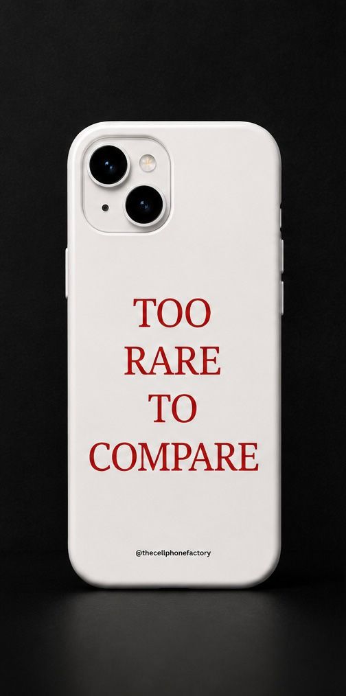 Too Rare To Compare minimalist iPhone case